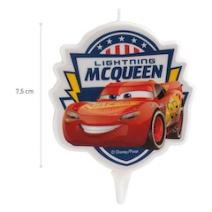 Tortová sviečka Blesk McQueen 2D