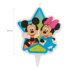 Tortová sviečka Mickey a Minnie 2D