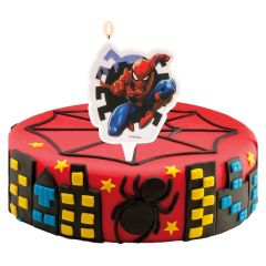 Tortová sviečka Spiderman 2D