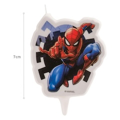 Tortová sviečka Spiderman 2D