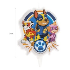 Tortová sviečka Paw Patrol 2D