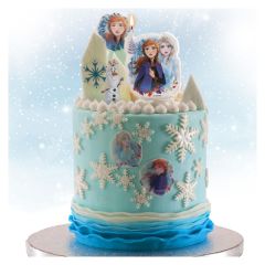 Tortová sviečka Frozen 2D