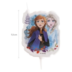 Tortová sviečka Frozen 2D