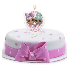 Tortová sviečka LOL bábiky 2D Tortová sviečka LOL bábiky 2D