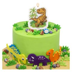 Tortová sviečka T-Rex 2D Tortová sviečka T-Rex 2D