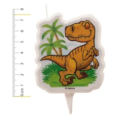 Tortová sviečka T-Rex 2D