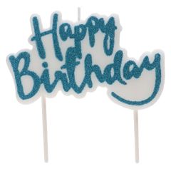 Tortová sviečka Happy Birthday 2D