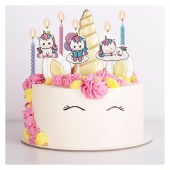 Sada tortových sviečok jednorožec Sada tortových sviečok jednorožec