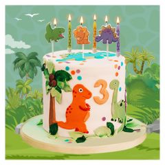 Sada tortových sviečok dinosauri Sada tortových sviečok dinosauri