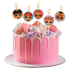 Tortové sviečky LOL bábiky 2D Tortové sviečky LOL bábiky 2D