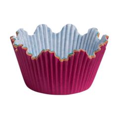 Košíčky na muffiny s vlnitým okrajom mix farieb Košíčky na muffiny s vlnitým okrajom mix farieb