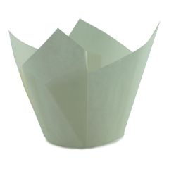 Košíčky na muffiny tulipánové biele 14x14cm