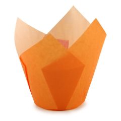 Košíčky na muffiny tulipánové oranžové