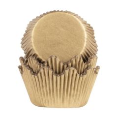 Košíčky na muffiny s vlnitým okrajom zlaté