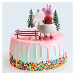 Sada dekorácií na tortu prasiatko Peppa Sada dekorácií na tortu prasiatko Peppa