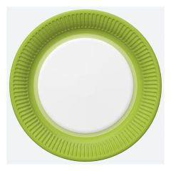 Papierové taniere zelené 22,7cm
