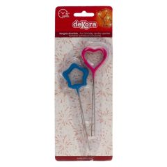 Prskavky na tortu - hviezdičky a srdiečka Prskavky na tortu - hviezdičky a srdiečka