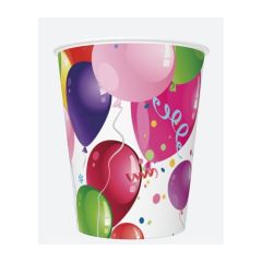Papierové poháre Balóny s konfetami 250ml