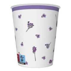 Papierové poháre Levanduľa 250ml