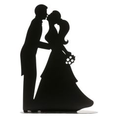 Svadobná figúrka kovová Bozk Svadobná figúrka kovová Bozk