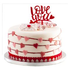 Zápich na tortu Love you