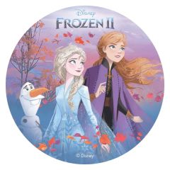 Oblátka Anna & Elsa a Olaf