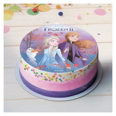 Oblátka Anna & Elsa a Olaf