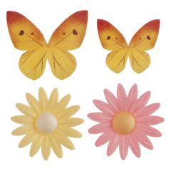 Sada oblátkových sedmokrások a motýľov Sada oblátkových sedmokrások a motýľov