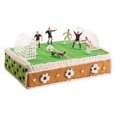 Sada dekorácií na tortu futbalový tím Sada dekorácií na tortu futbalový tím