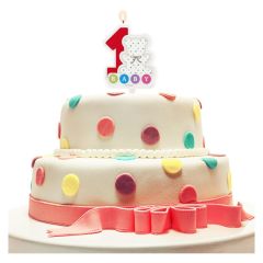 Tortová sviečka Macko číslo 1 Tortová sviečka Macko číslo 1