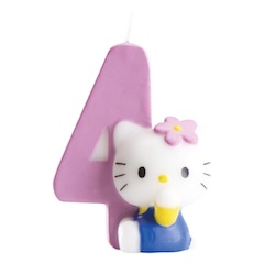 Tortová sviečka Hello Kitty 4
