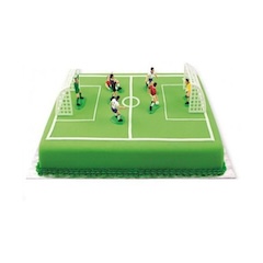Sada dekorácií na tortu futbalisti