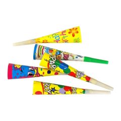 Papierové trúbky narodeninové 50ks Papierové trúbky narodeninové 50ks