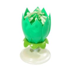 Hrajúca sviečka Zelený lotos Hrajúca sviečka Zelený lotos