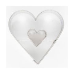 Vykrajovačka Srdce v srdci 4.5cm Vykrajovačka Srdce v srdci 4.5cm