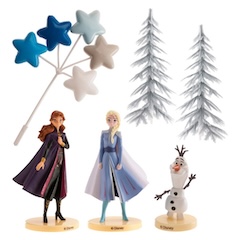 Sada dekorácií na tortu Frozen