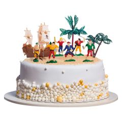 Sada dekorácií na tortu piráti Sada dekorácií na tortu piráti