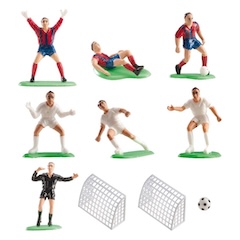 Sada dekorácií na tortu futbal