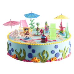 Sada dekorácií na tortu SpongeBob Sada dekorácií na tortu SpongeBob