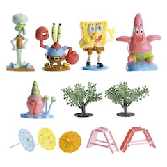 Sada dekorácií na tortu SpongeBob