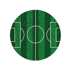 Jedlý papier Futbal 16 cm