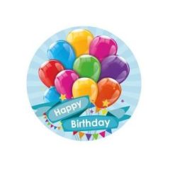 Jedlý papier Happy Birthday 15,5cm Jedlý papier Happy Birthday 15,5cm
