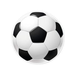 Jedlý papier Futbalová lopta 15,5cm