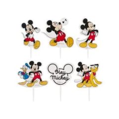 Papierové zápichy Mickey 30ks