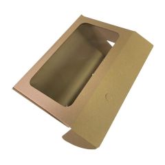 Krabica na zákusky s okienkom - 35x21x8 cm (25ks) Krabica na zákusky s okienkom - 35x21x8 cm (25ks)