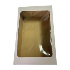 Krabica na zákusky s okienkom - 28x18x10 cm (25ks)