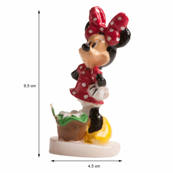 Tortová sviečka Minnie 3D 2