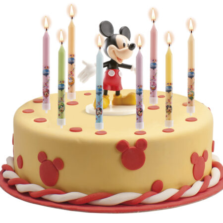 Tortové sviečky 8 ks - Mickey a kamaráti