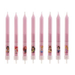 Tortové sviečky 8 ks Disney princezné