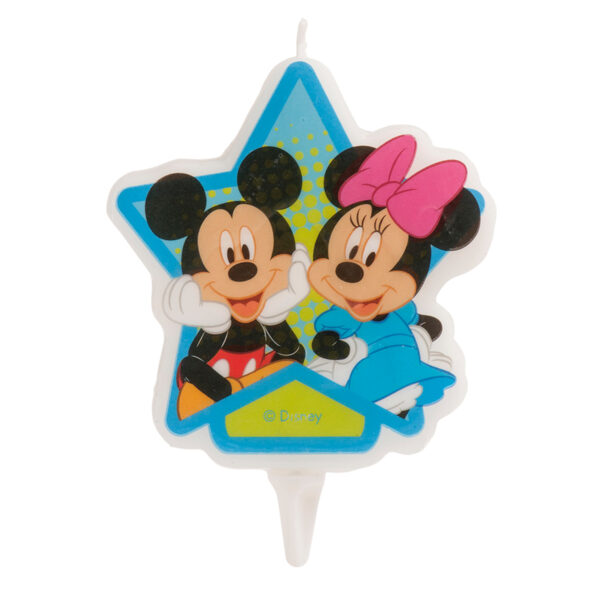 Tortová sviečka Mickey a Minnie 2D 4